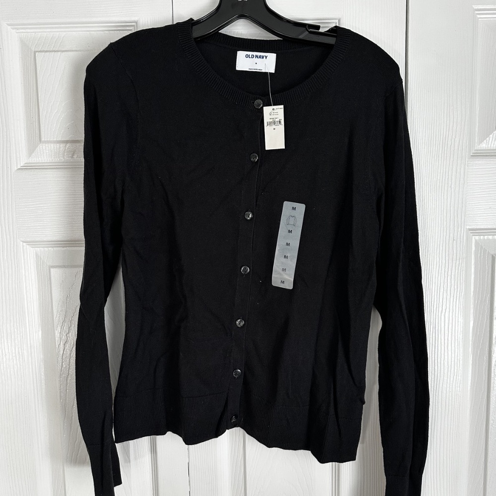 Old Navy Black Cardigan - Medium